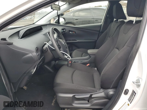 2022 Toyota Prius L Eco with VIN JTDKAMFU4N3164249, listed as a Copart auction lot 47899625 with 75,692 mi miles and Salvage Title. Bid and sale history available at carsss.com. Image 7.