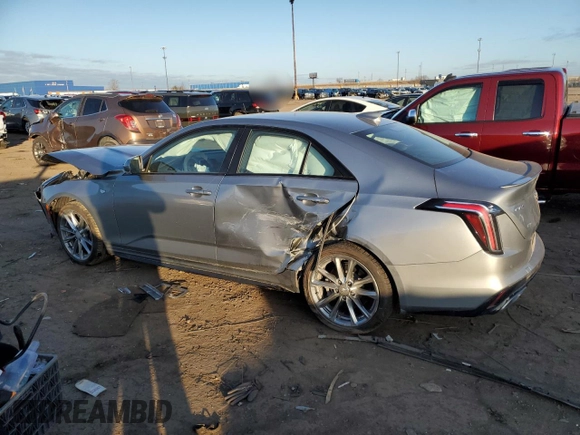 2024 Cadillac CT4 Sport z VIN 1G6DG5RK6R0100179, wystawiony jako Copart lot #50562165 z przebiegiem 13 829 mil mil oraz Nie do naprawy • Non repairable. Historia ofert i sprzedaży dostępna na DreamBid. Obrazek 2.