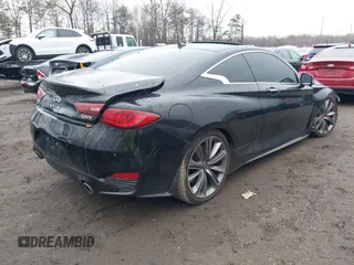 2021 Infiniti Q60 Red Sport 400 with VIN JN1FV7LL6MM560293, listed as a IAAI auction lot 41159901 with 38,172 mi miles and . Bid and sale history available at DreamBid. Image 4.