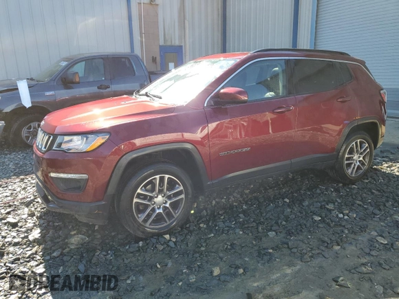 2020 Jeep Compass Latitude with VIN 3C4NJDBB6LT251735, listed as a Copart auction lot 50236265 with 113,258 mi miles and Clean Title. Bid and sale history available at DreamBid. Image 1.