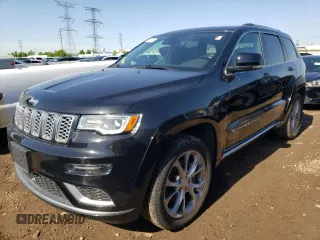 2021 Jeep Grand Cherokee Summit with VIN 1C4RJFJG4MC565875, listed as a Copart auction lot 52279564 with 34,217 mi miles and Salvage Title. Bid and sale history available at carsss.com. Image 1.