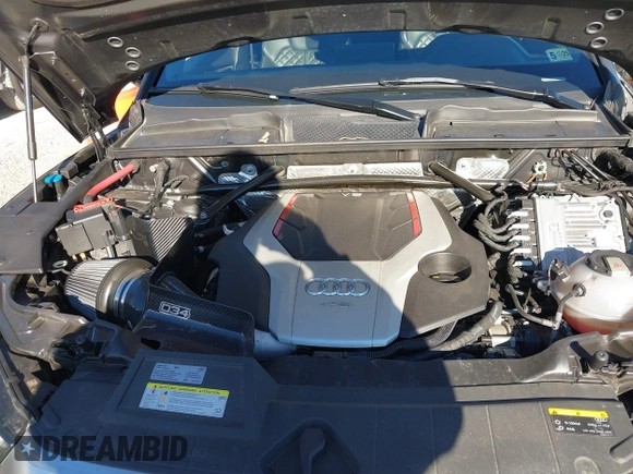 2018 Audi SQ5 with VIN WA1A4BFY6J2023333, listed as a IAAI auction lot 41645265 with 59,816 mi miles and . Bid and sale history available at DreamBid. Image 10.