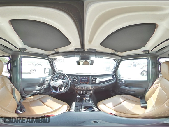 2022 Jeep Wrangler Unlimited Sahara with VIN 1C4HJXEG1NW156485, listed as a Copart auction lot 53895925 with 45,564 mi miles and Salvage title. Bid and sale history available at DreamBid. Image 15.