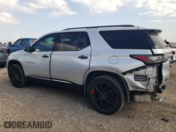 2019 Chevrolet Traverse Premier with VIN 1GNERKKW8KJ249322, listed as a Copart auction lot 43917545 with 104,758 mi miles and Salvage Title. Bid and sale history available at carsss.com. Image 2.