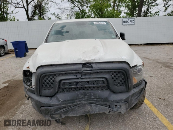 2024 Ram 1500 Classic Warlock with VIN 1C6RR7LG1RS157592, listed as a Copart auction lot 53907815 with 27,175 mi miles and Salvage Title. Bid and sale history available at carsss.com. Image 5.