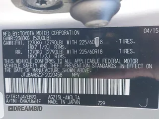 2015 Lexus NX 200t с VIN JTJBARBZ2F2020458, выставлен на аукционе IAAI как лот 41292829 с пробегом 158 108 миль миль и . История ставок и продаж доступна на DreamBid. Изображение 9.