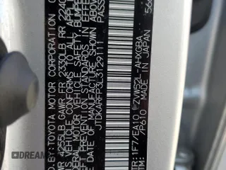 2020 Toyota Prius Prime LE with VIN JTDKARFP3L3129111, listed as a Copart auction lot 52462165 with 56,015 mi miles and Salvage Title. Bid and sale history available at carsss.com. Image 12.