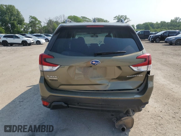 2022 Subaru Forester Limited with VIN JF2SKAPC1NH434124, listed as a Copart auction lot 60232775 with 54,226 mi miles and Salvage title. Bid and sale history available at DreamBid. Image 6.