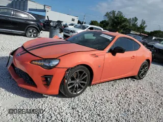 2017 Toyota 86 with VIN JF1ZNAA15H9708487, listed as a Copart auction lot 84851934 with 68,966 mi miles and Salvage Title. Bid and sale history available at carsss.com. Image 1.