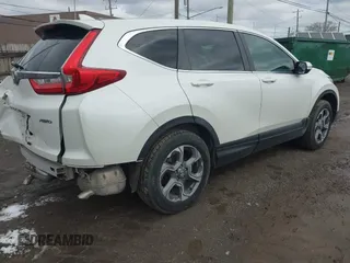 2017 Honda CR-V EX with VIN 5J6RW2H57HL030974, listed as a IAAI auction lot 41745069 with 98,695 mi miles. Bid and sale history available at carsss.com. Image 4.