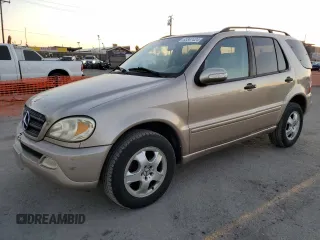 2004 Mercedes-Benz M-Class 3.5L with VIN 4JGAB57E94A492116, listed as a Copart auction lot 83847424 with 108,048 mi miles and Salvage Title. Bid and sale history available at carsss.com. Image 1.