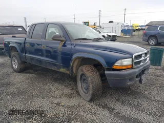 2004 Dodge Dakota Sport with VIN 1D7HG38K24S604056, listed as a IAAI auction lot 41627147 with 96,170 mi miles. Bid and sale history available at carsss.com. Image 1.