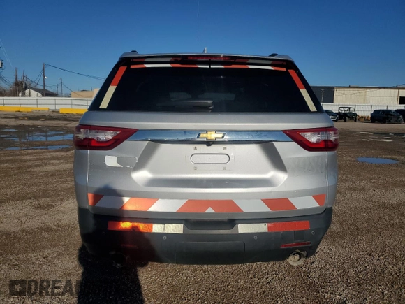 2020 Chevrolet Traverse LT Cloth with VIN 1GNEVMKW3LJ170858, listed as a Copart auction lot 87220214 with 0 mi miles and Salvage Title. Bid and sale history available at carsss.com. Image 6.