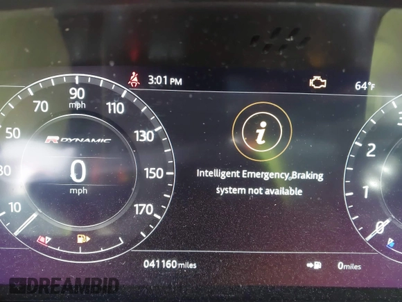 2019 Land Rover Range Rover Velar R-Dynamic SE with VIN SALYL2FV3KA227942, listed as a IAAI auction lot 41701785 with 41,160 mi miles and . Bid and sale history available at DreamBid. Image 7.