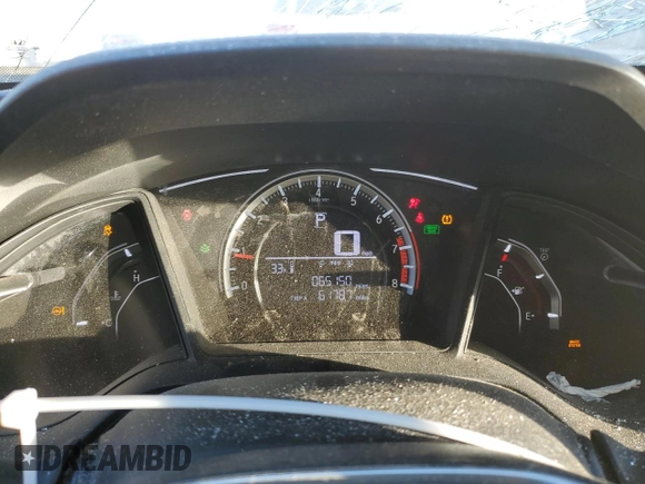 2018 Honda Civic Sedan LX with VIN 2HGFC2F52JH555076, listed as a Copart auction lot 43618385 with 65,150 mi miles and Salvage Title. Bid and sale history available at carsss.com. Image 9.