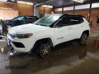 2022 Jeep Compass High Altitude с VIN 3C4NJDCB6NT153838, выставлен на аукционе Copart как лот 61551865 с пробегом 35 862 миль миль и Списание • Salvage title. История ставок и продаж доступна на DreamBid. Изображение 1.