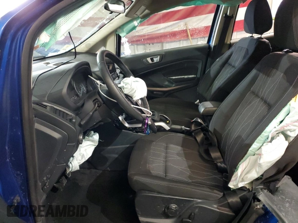 2019 Ford EcoSport SE with VIN MAJ6S3GLXKC265649, listed as a Copart auction lot 45130655 with 10,666 mi miles and Salvage Title. Bid and sale history available at carsss.com. Image 7.