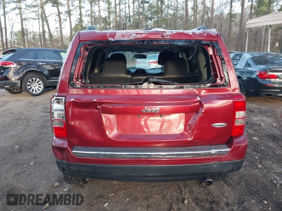 2017 Jeep Patriot High Altitude with VIN 1C4NJPFA5HD166689, listed as a IAAI auction lot 41768927 with 74,592 mi miles and . Bid and sale history available at carsss.com. Image 16.