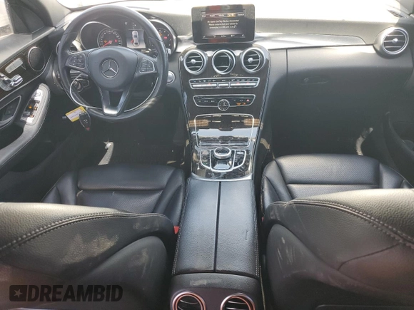 2018 Mercedes-Benz C 300 with VIN 55SWF4JB6JU250408, listed as a Copart auction lot 57645405 with 161,557 mi miles and Salvage title. Bid and sale history available at DreamBid. Image 8.