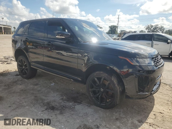 2020 Land Rover Range Rover Sport SVR z VIN SALWZ2RE5LA725837, wystawiony jako Copart lot #73932264 z przebiegiem Nie podano mil oraz Nie do naprawy • Non repairable. Historia ofert i sprzedaży dostępna na DreamBid. Obrazek 4.