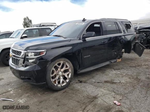 2019 Chevrolet Tahoe LT with VIN 1GNSCBKC8KR208510, listed as a Copart auction lot 46905265 with 96,319 mi miles and Salvage Title. Bid and sale history available at carsss.com. Image 1.