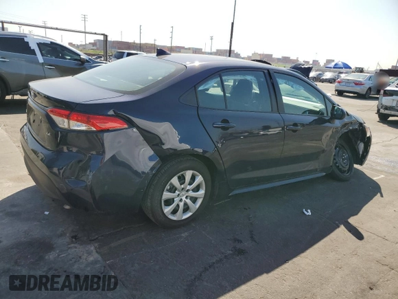 2024 Toyota Corolla LE with VIN 5YFB4MDE0RP144578, listed as a Copart auction lot 49483635 with 10,171 mi miles and Salvage Title. Bid and sale history available at carsss.com. Image 3.