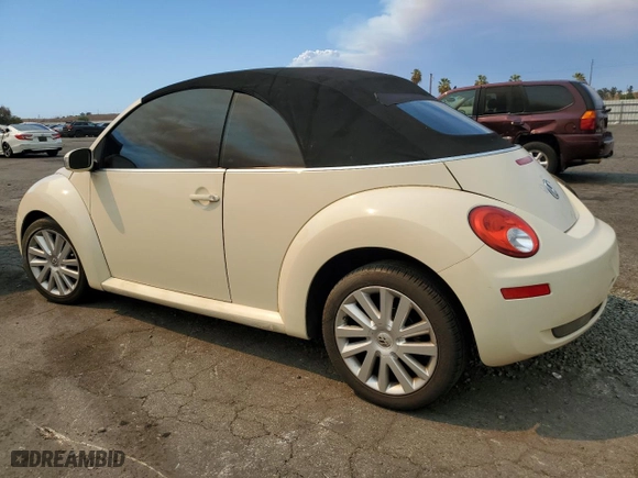 2008 Volkswagen New Beetle Convertible SE with VIN 3VWRG31Y08M404611, listed as a Copart auction lot 71122484 with 141,206 mi miles and Salvage Title. Bid and sale history available at carsss.com. Image 2.
