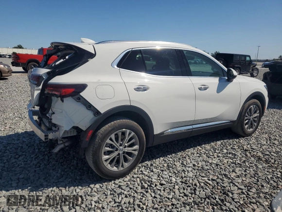 2023 Buick Envision Preferred with VIN LRBAZLR45PD014060, listed as a Copart auction lot 49385075 with 22,054 mi miles and Salvage Title. Bid and sale history available at carsss.com. Image 3.