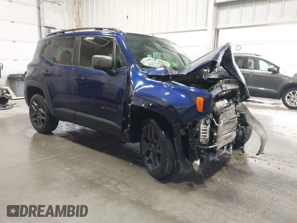 2021 Jeep Renegade Latitude with VIN ZACNJDBB8MPN35325, listed as a IAAI auction lot 42407352 with 41,306 mi miles and . Bid and sale history available at DreamBid. Image 1.