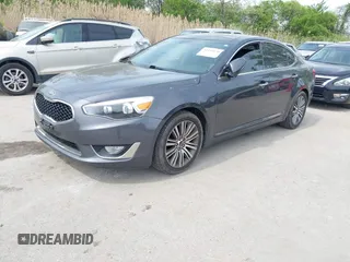 2016 Kia Cadenza Premium with VIN KNALN4D73G5217758, listed as a IAAI auction lot 42134170 with 183,988 mi miles. Bid and sale history available at carsss.com. Image 2.
