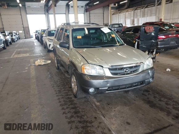 2004 Mazda Tribute ES with VIN 4F2CZ96104KM03252, listed as a IAAI auction lot 41153343 with 204,621 mi miles and . Bid and sale history available at carsss.com. Image 1.