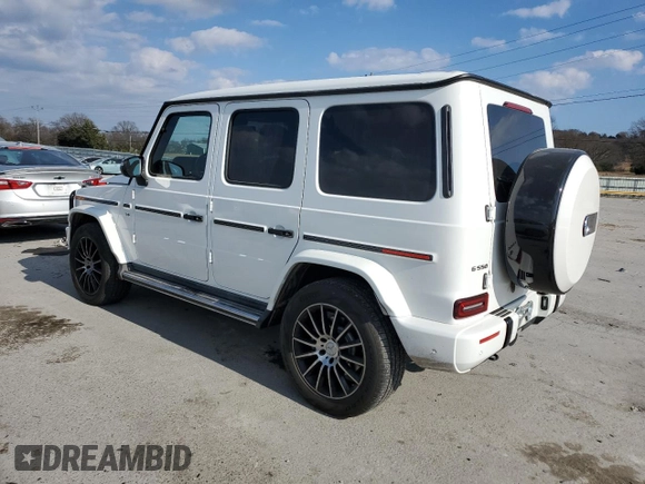 2020 Mercedes-Benz G 550 z VIN WDCYC6BJXLX334383, wystawiony jako Copart lot #82628574 z przebiegiem 43 299 mil mil oraz Szkody całkowita. Historia ofert i sprzedaży dostępna na DreamBid. Obrazek 2.