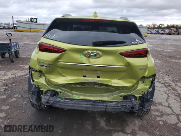 2019 Hyundai Kona Limited with VIN KM8K33A53KU359295, listed as a Copart auction lot 81525264 with 49,546 mi miles and Salvage Title. Bid and sale history available at carsss.com. Image 6.