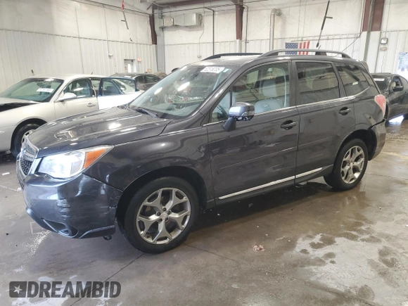2015 Subaru Forester Touring with VIN JF2SJAWC2FH513632, listed as a Copart auction lot 52518235 with 123,953 mi miles and Non repairable. Bid and sale history available at DreamBid. Image 1.