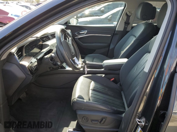 2019 Audi e-tron Premium Plus with VIN WA1LAAGEXKB015138, listed as a Copart auction lot 48853815 with 35,816 mi miles and Salvage title. Bid and sale history available at DreamBid. Image 7.