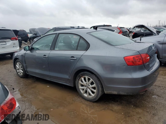 2012 Volkswagen Jetta SE with VIN 3VWDX7AJ3CM406558, listed as a Copart auction lot 47367825 with 163,613 mi miles and Salvage title. Bid and sale history available at DreamBid. Image 2.