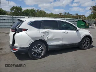 2021 Honda CR-V EX-L with VIN 2HKRW1H8XMH410531, listed as a Copart auction lot 54879785 with 46,471 mi miles and Clean Title. Bid and sale history available at carsss.com. Image 3.