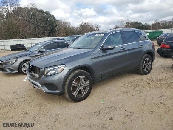 2018 Mercedes-Benz GLC with VIN WDC0G4JB7JV025009, listed as a Copart auction lot 88962805 with 111,312 mi miles and Salvage Title. Bid and sale history available at carsss.com. Image 1.