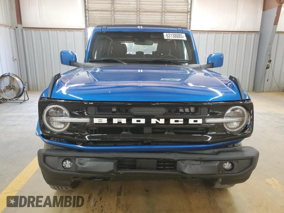 2023 Ford Bronco with VIN 1FMEE5DP2PLB16154, listed as a Copart auction lot 63138085 with 39,193 mi miles and Salvage title. Bid and sale history available at DreamBid. Image 5.