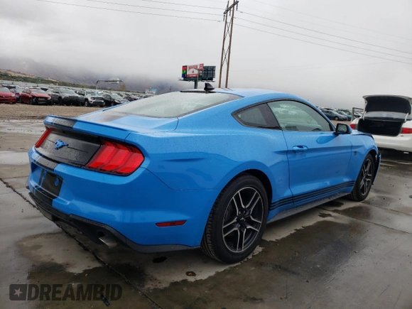 2022 Ford Mustang EcoBoost with VIN 1FA6P8TH8N5127259, listed as a Copart auction lot 64949302 with 475 mi miles. Bid and sale history available at carsss.com. Image 4.