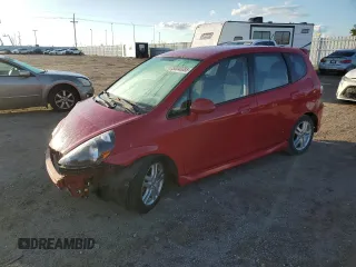 2008 Honda Fit Sport z VIN JHMGD38648S033384, wystawiony jako Copart lot #58046085 z przebiegiem 102 208 mil mil oraz Szkoda całkowita • Salvage title. Historia ofert i sprzedaży dostępna na DreamBid. Obrazek 1.