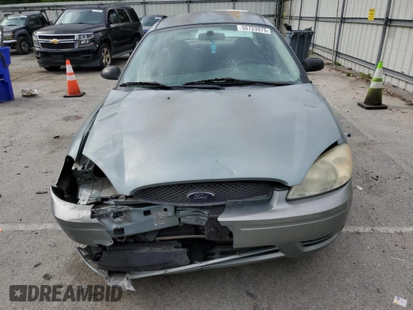 2007 Ford Taurus SE with VIN 1FAFP53U07A101535, listed as a Copart auction lot 56385185 with Not provided miles and Salvage title. Bid and sale history available at DreamBid. Image 5.