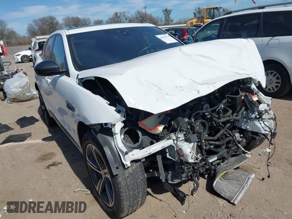 2020 Jaguar F-Pace S with VIN SADCM2FV5LA638361, listed as a IAAI auction lot 41670773 with 33,312 mi miles and . Bid and sale history available at DreamBid. Image 6.