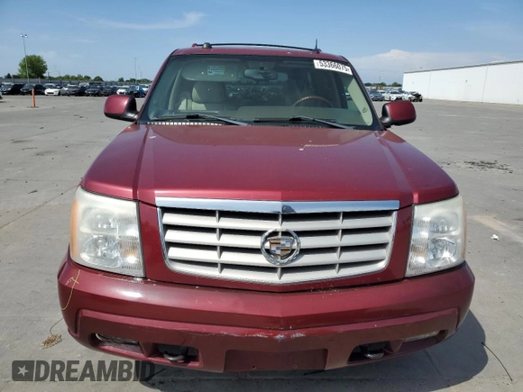 2005 Cadillac Escalade z VIN 1GYEK63N95R203413, wystawiony jako Copart lot #53366075 z przebiegiem 219 026 mil mil oraz Szkoda całkowita • Salvage title. Historia ofert i sprzedaży dostępna na DreamBid. Obrazek 5.