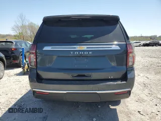 2021 Chevrolet Tahoe LT with VIN 1GNSCNKD7MR355575, listed as a Copart auction lot 53296505 with 91,928 mi miles and Salvage title. Bid and sale history available at DreamBid. Image 6.