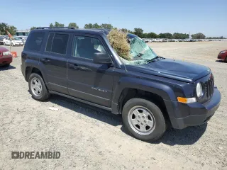 2016 Jeep Patriot Sport with VIN 1C4NJRBBXGD566336, listed as a Copart auction lot 58237085 with 95,354 mi miles and Salvage title. Bid and sale history available at DreamBid. Image 4.
