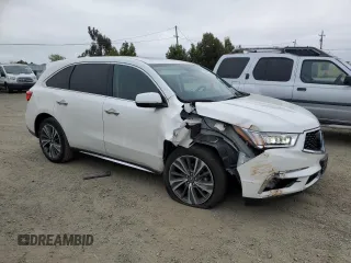 2019 Acura MDX Technology with VIN 5J8YD4H50KL003207, listed as a Copart auction lot 53204645 with 48,476 mi miles and Salvage title. Bid and sale history available at DreamBid. Image 4.