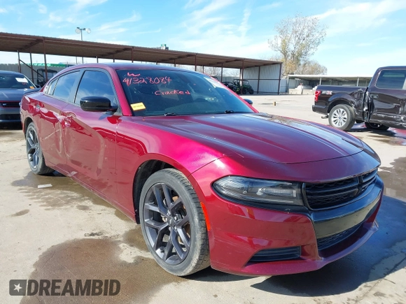 2020 Dodge Charger SXT with VIN 2C3CDXBG3LH104815, listed as a IAAI auction lot 41328084 with 130,322 mi miles and . Bid and sale history available at DreamBid. Image 1.
