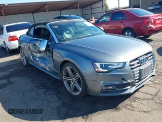 2014 Audi S5 Premium Plus z VIN WAUCGAFH4EN001316, wystawiony jako IAAI lot #41425673 z przebiegiem 97 089 mil mil oraz . Historia ofert i sprzedaży dostępna na DreamBid. Obrazek 1.