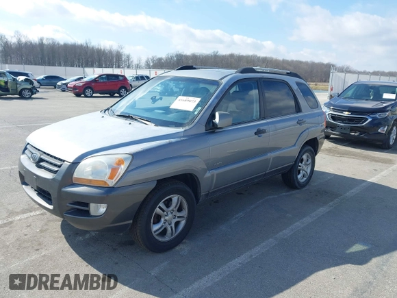 2005 Kia Sportage LX with VIN KNDJE723757102304, listed as a IAAI auction lot 41689073 with 125,276 mi miles and . Bid and sale history available at carsss.com. Image 18.